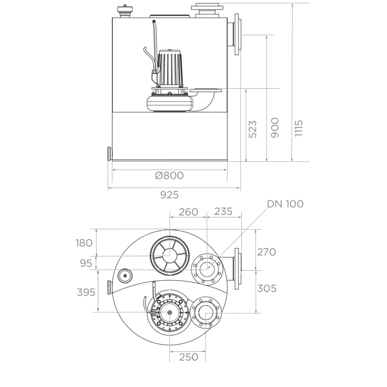 Sanicubic 1 VX W80 - SFA Pump - Ảnh 3