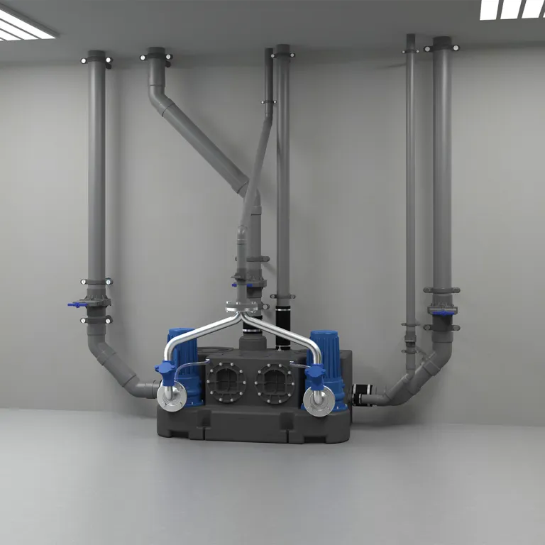 Alternative view of Sanicubic 2 GR - SFA Pump